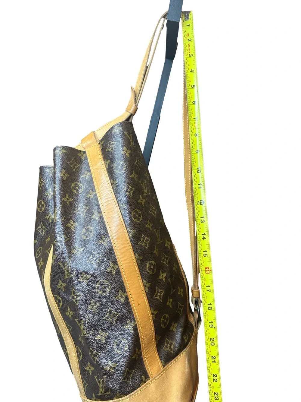 LOUIS VUITTON Monogram Randonnee GM Backpack Shoulder Bag 8812A RARE CONDITION